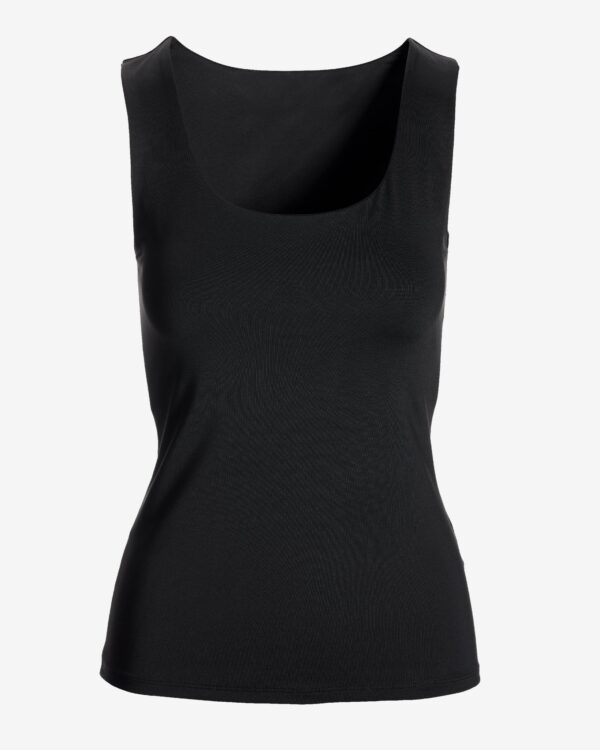 So Modern Scoop Neck Tank Top Proper Black - Image 2