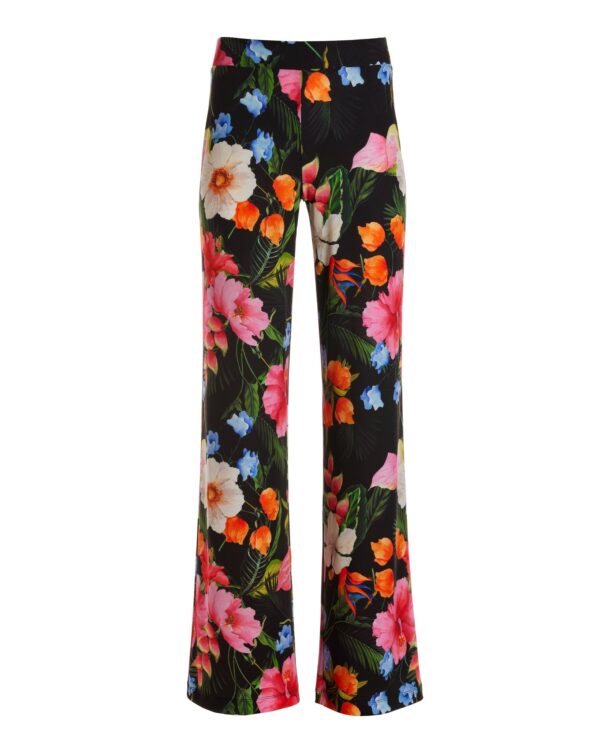 Montauk Oasis Knit Palazzo Pant Black Multi - Image 2