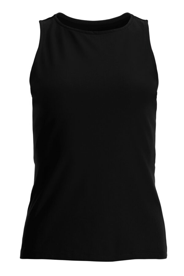 So Sexy High Neck Knit Tank 2BL16 Black - Image 2